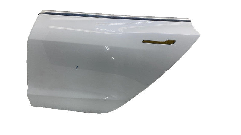 ⭕ 2017-2020 Tesla Model 3 Rear Driver Side Door Shell Panel Left LH White - PPSW