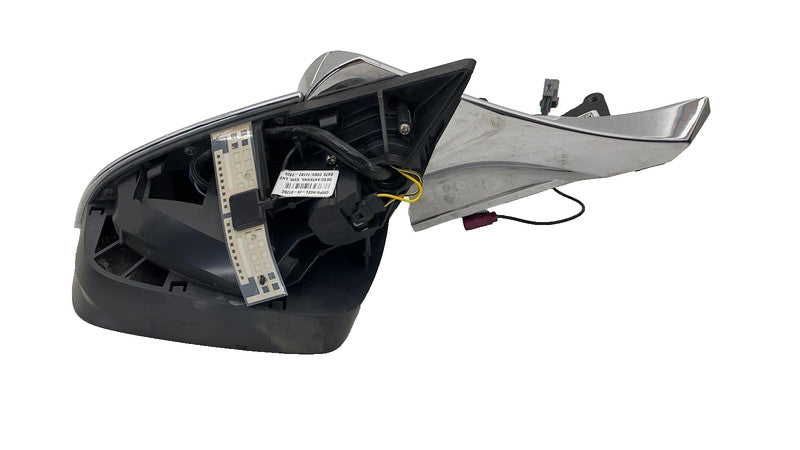 ⭕ 2012-2015 Tesla Model S MS Left Rear View Door Mirror RH White PPSW 