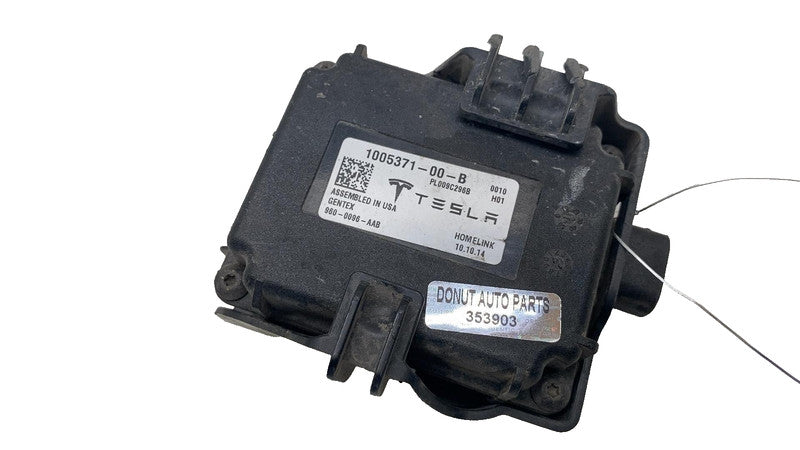 ⭕ 12-17 Tesla Model S Homelink Computer Garage Door Opener Module 1005371-00-B