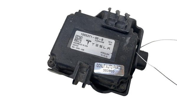 ⭕ 12-17 Tesla Model S Homelink Computer Garage Door Opener Module 1005371-00-B