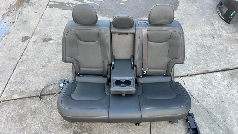 2022-2024 Kia EV6 Rear Left & Right 2nd Row Backseat Bench Seat Perforated Black