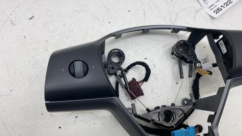 ⭕ 17-23 Model 3 M3 Steering Wheel Gray Bezel Trim W/ Control Switch 11