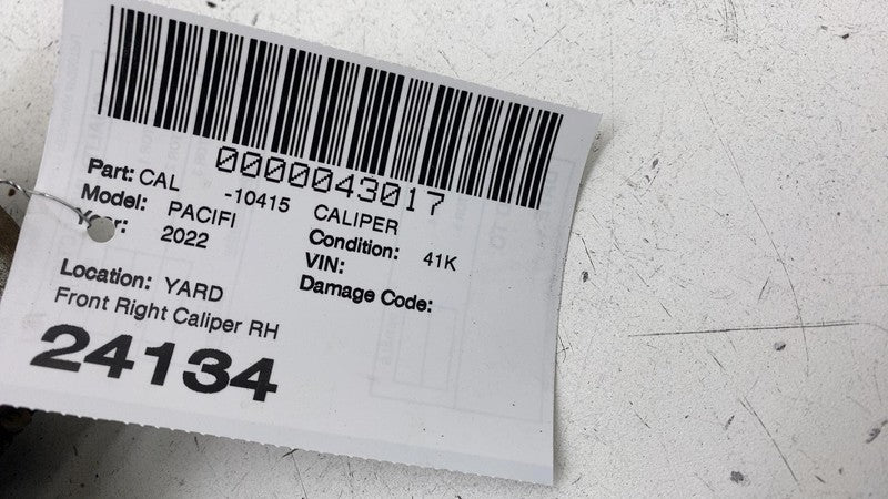 ⭕ 2021-2024 Chrysler Pacifica Front Right Passenger Side Disc Brake Caliper Assy
