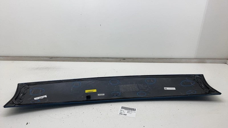 ⭕ 2022-2024 Rivian R1t Front Header Upper Trim Blue (Damaged)