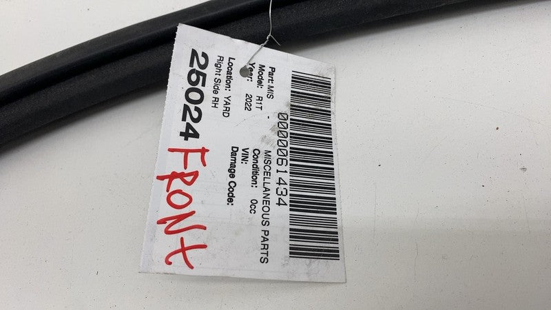 ⭕ 22-24 Rivian R1T R1S Front Passenger Side Door Weatherstrip Rubber Seal Right