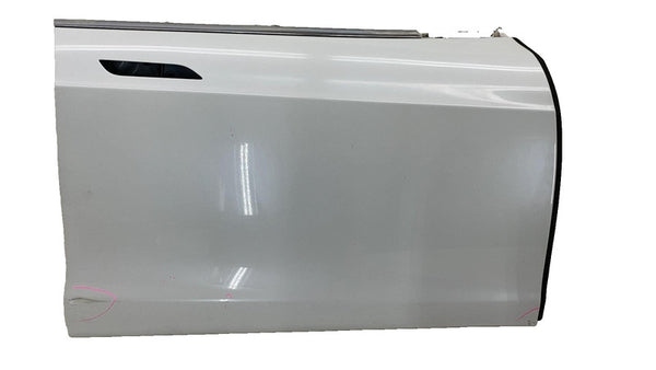 ⭕ 12-15 Tesla Model S Front Passenger Side Door Shell Panel Right White - PPSW