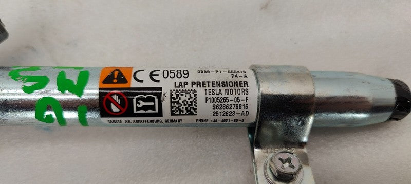 1005265 05 F ⭕ 12-15 Model S Front Right Seat Belt Outboard Lap Pre-Tensioner RH 1005265-05-F