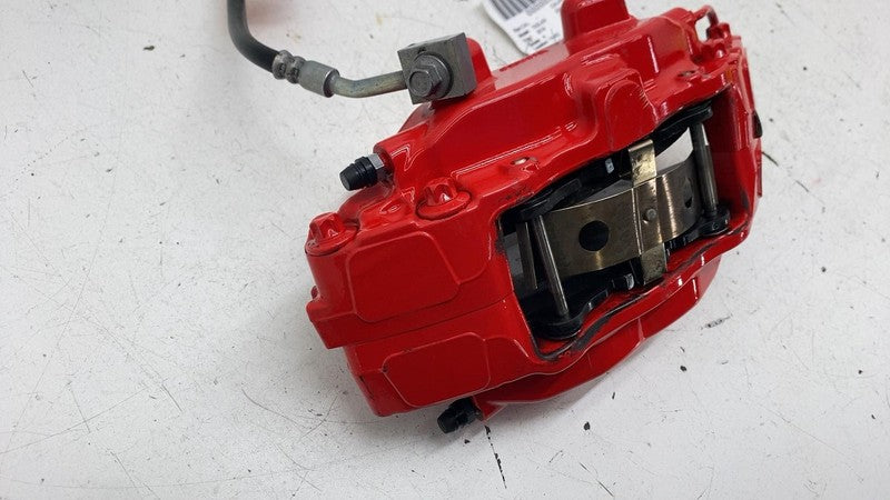 ⭕ 2016-2020 Tesla Model X Front Caliper w/ Brake Hose Line Left Red 10