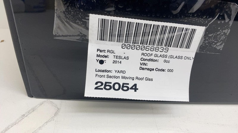 ⭕ 2012 2013 2014 2015 Tesla Model S Front Section Fixed Sunroof Glass 