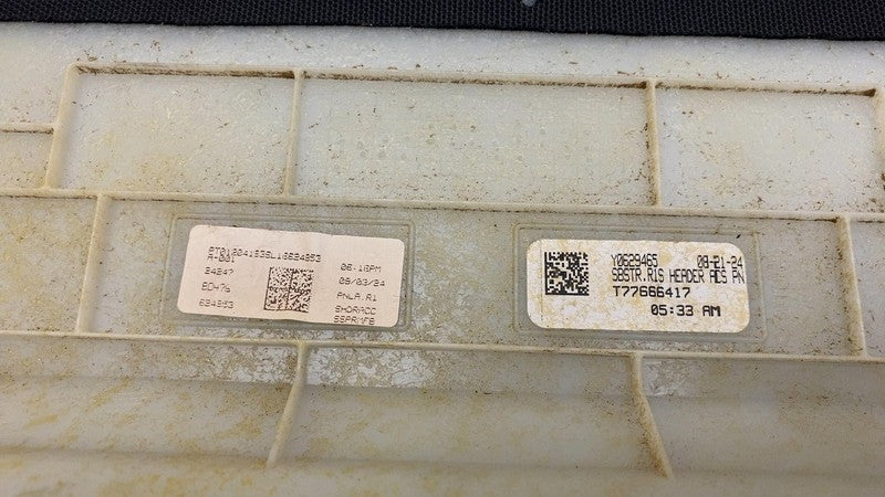 Y0629465 ⭕ 2022 2023 2024 2025 Rivian R1S Rear Roof Ceiling Header Trim Cover Panel Assy