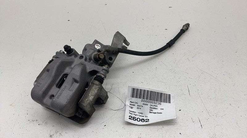 ⭕ 06-15 Mazda MX-5 Miata Rear Passenger Side Caliper w/ Brake Hose Line Right RH