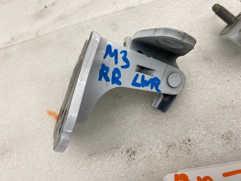 ⭕ 2017-2023 Tesla Model 3 Rear Right Door Upper & Lower Hinge Closure 