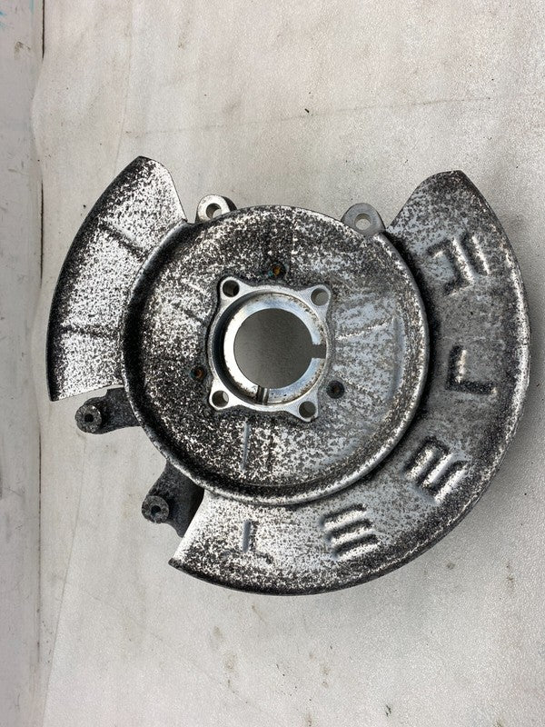 ⭕ 2016-2020 tesla Model X Rear Left Spindle Knuckle w/ Dust Shield 102