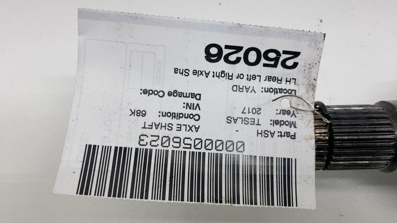 100771901B 12-20 Tesla Model S X Rear Driver Side CV Axle Shaft Halfshaft Left 1007719-01-B