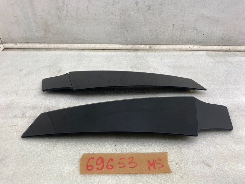 ⭕2012-2015 Tesla Model S PAIR Left & Right Exterior B-Pillar Applique Trim Cover
