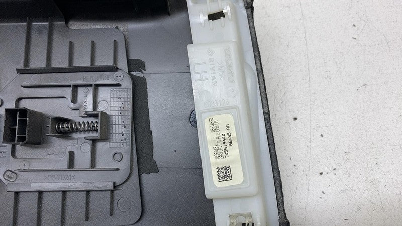 PT00427866 2022-2024 Rivian R1T R1S Driver Side B-Pillar Upper Trim Cover Panel Left Black