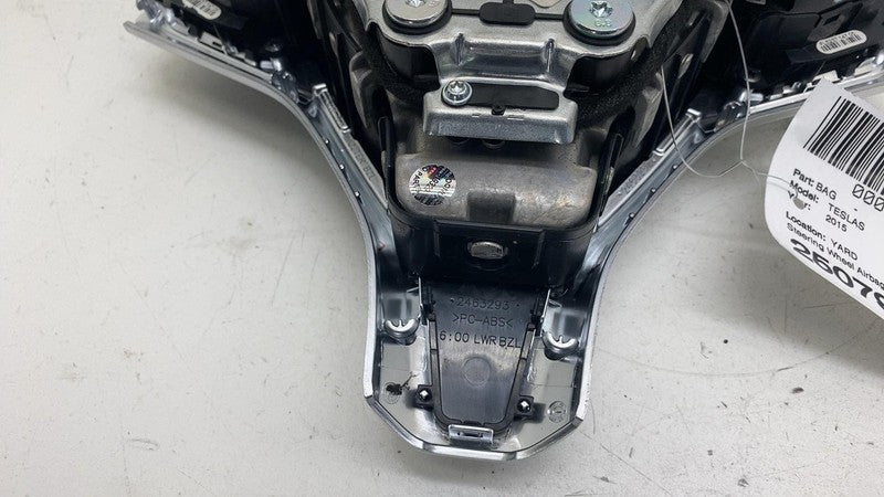 ⭕ 12-15 Model S MS Steering Wheel Airbag w/ Control Switch & Bezel 102