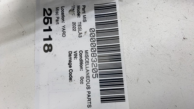 ⭕ 17-23 Model 3 Rear Driver Side 2nd Row Seatbelt Buckle Black Left 10