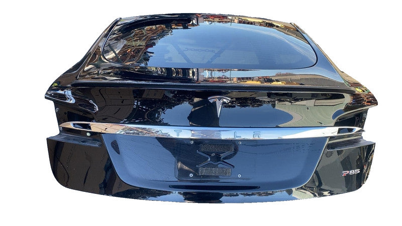 ⭕ 12-15 Tesla Model S Rear Tailgate Hatch Liftgate Panel Assembly Blac