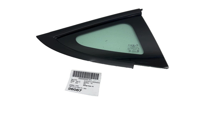 151497900C ⭕24-25 Model 3 Rear Passenger Side Quarter Fixed Window Glass Right 1915484-01-C