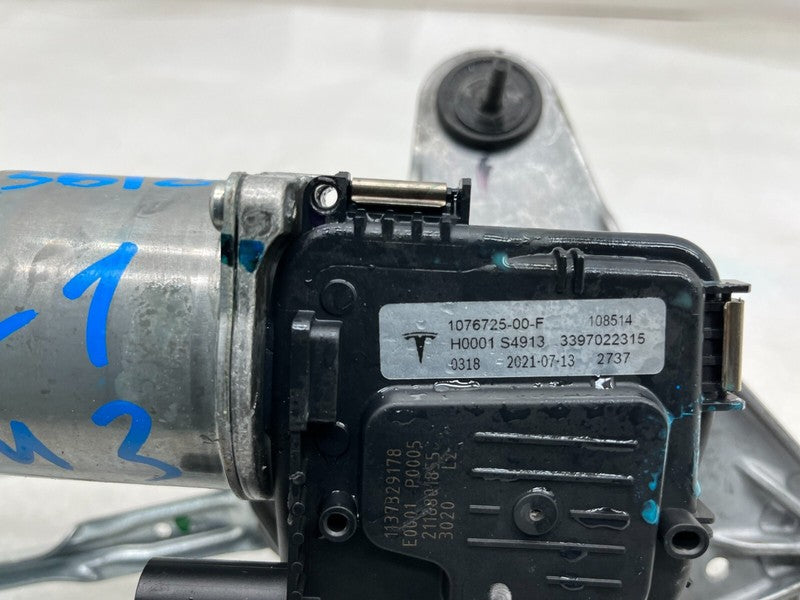 ⭕2017-2023 Model 3 Front Windshield Wiper Motor & Linkage w/ Module 10