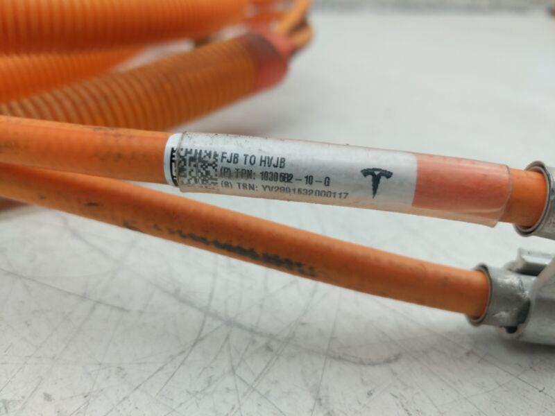 1030582 10 G 12-15 Model S FR Junction Box to High Voltage Cable FJB - HVJB Wire 1030582-10-G