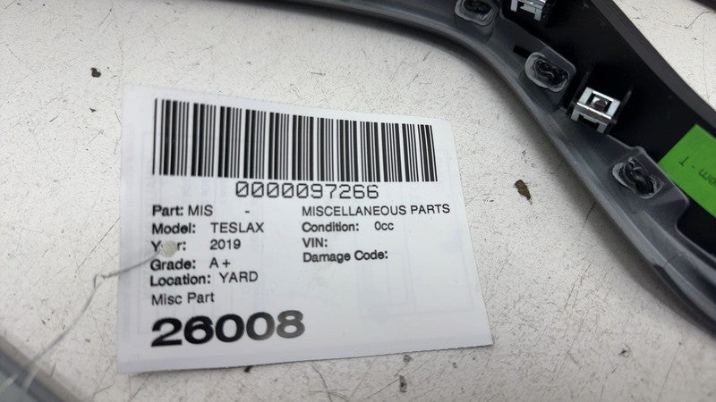 ⭕ 16-20 Tesla Model X SET of Front & Rear Left & Right Door Molding Tr