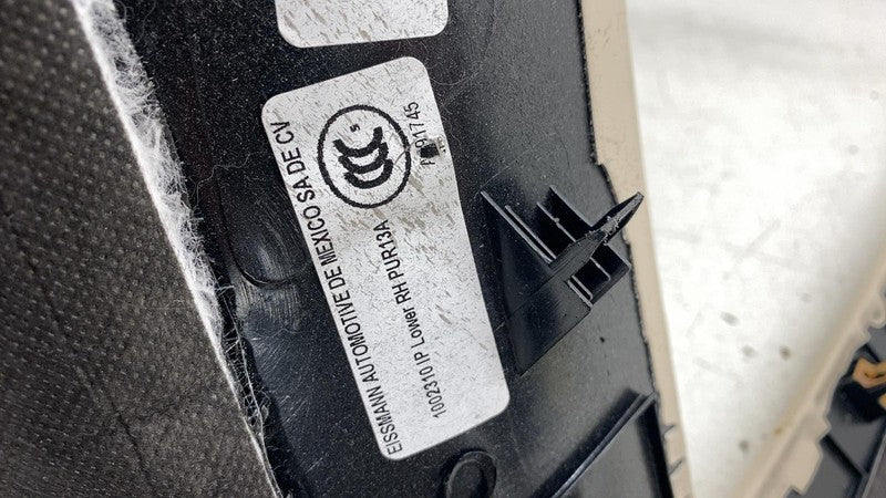 ⭕ 16-20 Model S X Front Right Side Lower Dashboard Trim Cover RH 10023