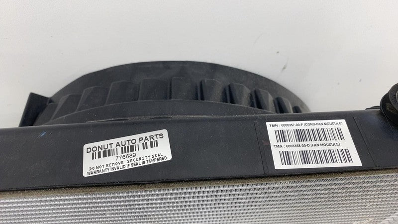 ⭕ 12-20 Model S Condenser Air Cooling Radiator w/ Fan Shroud Right 600