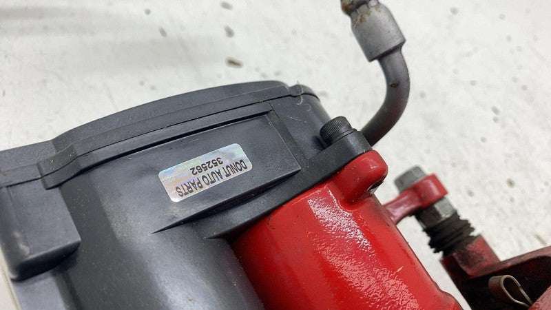 ⭕ 2019-2021 Tesla Model S Rear Right Caliper Red w/ Brake Hose Line 10