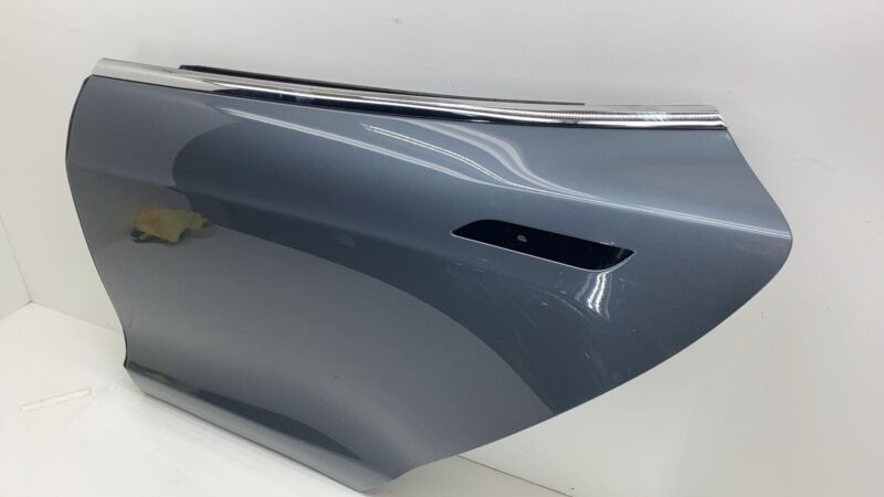 2012-2015 Tesla Model S MS Rear Driver Side Door Shell Panel Left LH Gray PMTG