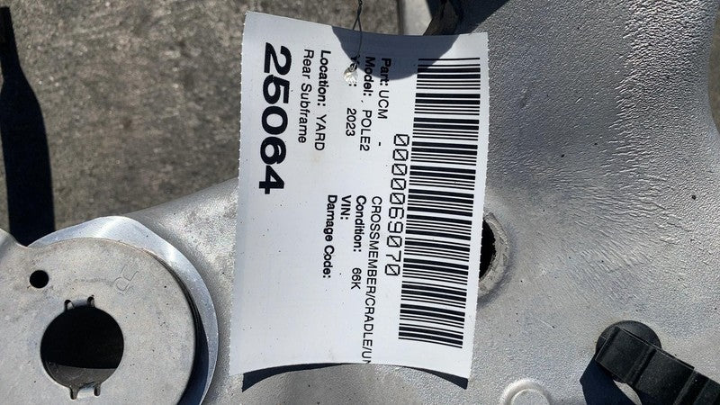 32333923 32346759 32283526 32221129 ⭕ 21-23 Polestar 2 Rear Subframe Cradle Crossmember w/ Stabilizer Bar 32333923