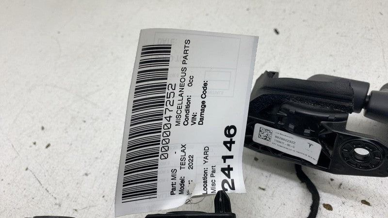 110841786G ⭕ 2016-2023 Tesla Model X PAIR Front Left & Right Sun Visor Black Sunvisor Assy