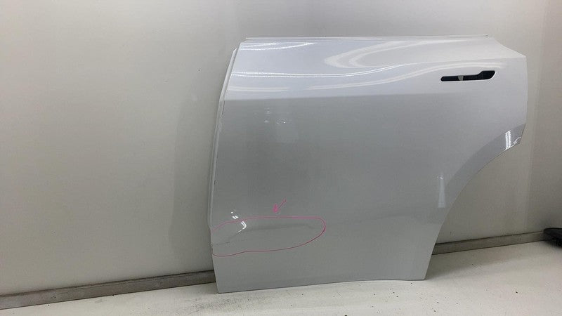 1493561-EC-A ❇️ 20-24 Tesla Model Y MY Rear Driver Side Door Shell Panel Left OEM White PPSW