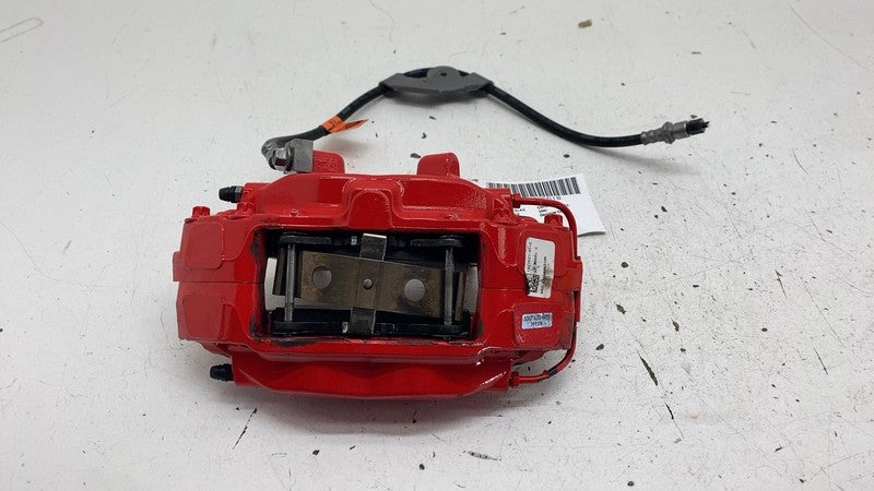 ⭕ 2016-2020 Tesla Model X Front Caliper w/ Brake Hose Line Left Red 10