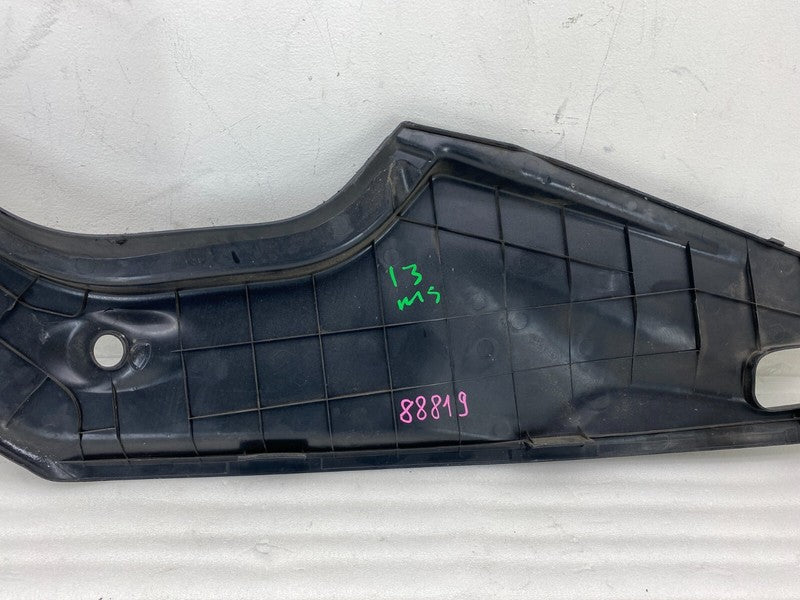 100632800E ⭕ 12-15 Model S Front Passenger Under Hood Apron Trim Cover Right 1006328-00-E