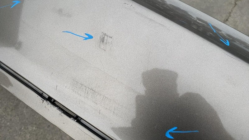 2012-2015 Tesla Model S MS Rear Bumper Cover w/ Park Sensor & Harness 