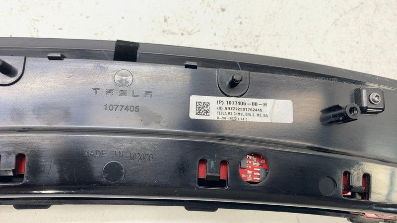 ⭕ 17-23 Model 3 Rear Package Tray Lamp Inner 3rd Brake Stop Light 1077