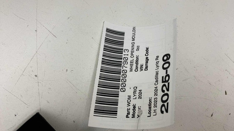 84893260 ⭕ 2023-2024 Cadillac Lyriq Rear Driver Side Wheel Arch Molding Left OEM 84893260