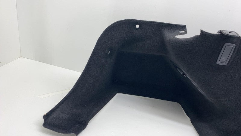 7373581 2018-2021 BMW 530e B46X Driver Side Trunk Carpet Side Trim Cover Left LH 7373581