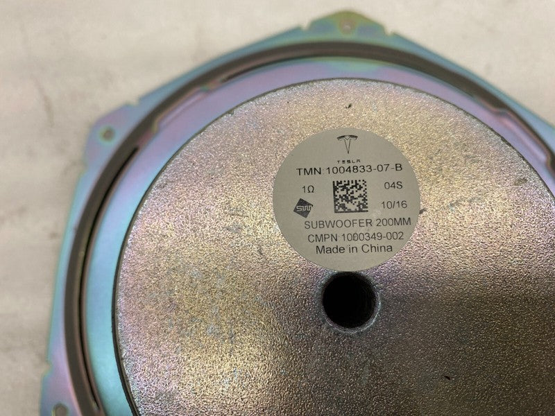 100483307B ⭕ 2012-2020 Model S Infotainment Audio Speaker Mid Subwoofer 200MM 1004833-07-B