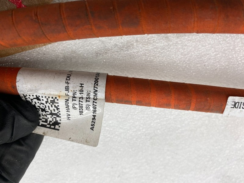 1038773 10 H ⭕ 16-20 Model X MX Front Junction Box to Drive High Voltage Harness 1038773-10-H