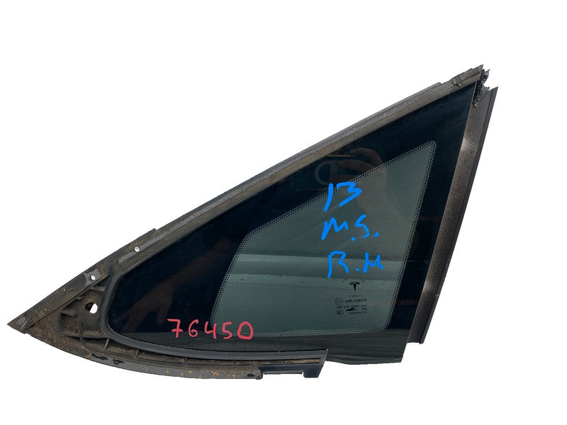 ⭕ 2012-2020 Tesla Model S Rear Passenger Side Quarter Fixed Glass Right Assembly