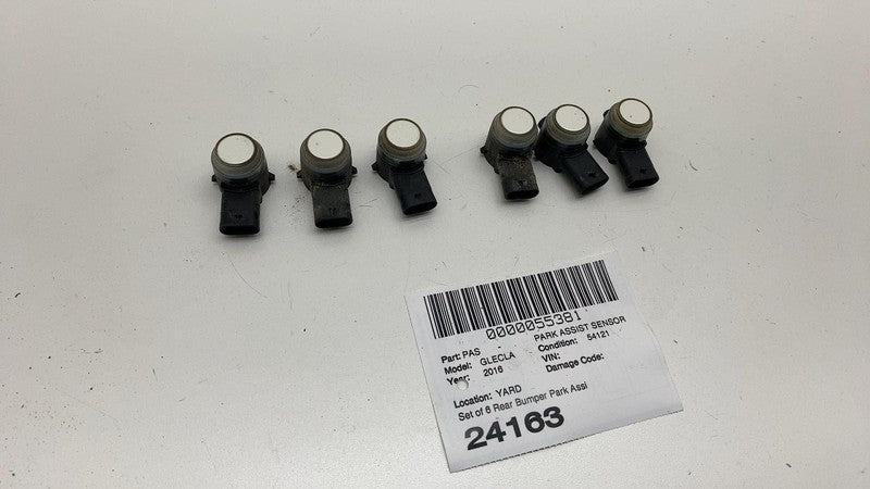 A0009055504 2016-2019 Mercedes-Benz GLE350 SET of  Rear Bumper Park Parking Assist Sensor 6x