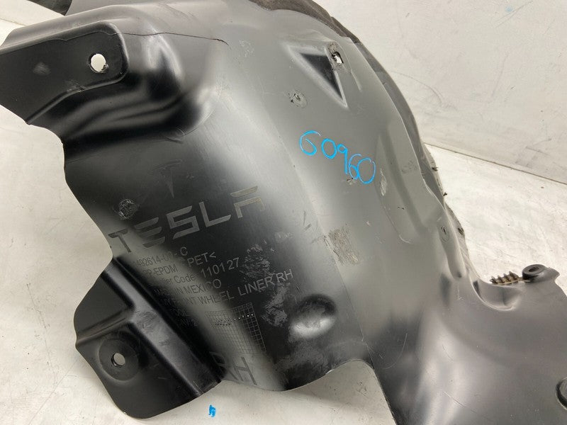 1492614 00 A ⭕20-23 Model Y Front Right Wheel Liner Splash Shield (Rear Section) 1492614-00-A