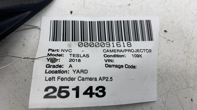 ⭕ 16-20 Model S MS Front Left Fender Camera Turn Signal Side Marker 11