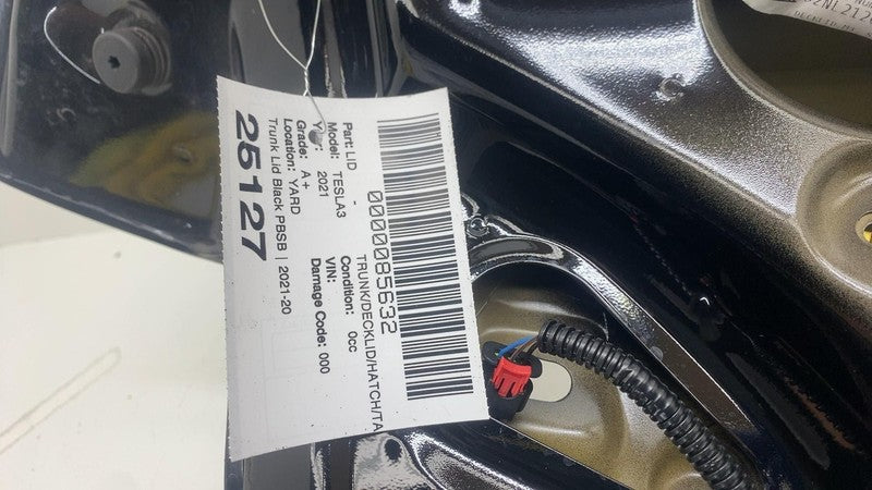 ⭕ 21-23 Model 3 Tailgate Liftgate Deck Lid Shell Panel Black PBSB 1120