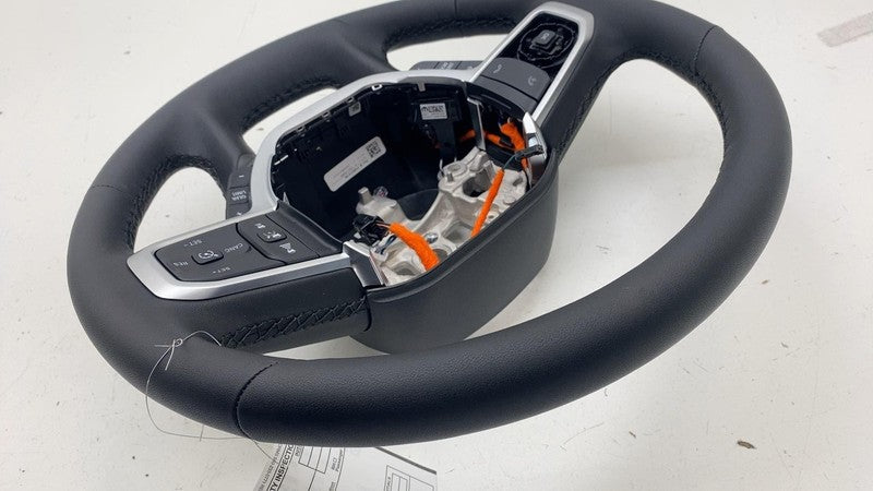 ⭕ 2025 Ram 1500 Steering Wheel Black Leather 5th Gen w/ Switch Button 