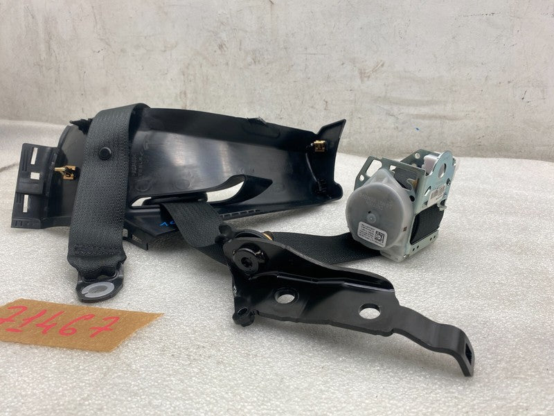 102313600C ⭕ 12-15 Model S Rear Left Seat Belt & Retractor w/ Mid C-Pillar Trim 1023136-00-