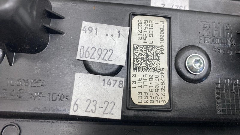 PT-00001390 22-24 Rivian R1T Front/ Rear LH & RH Door Sill Scuff Plate PT00001399/PT00001404